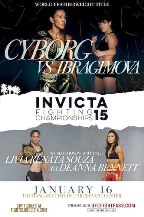 Invicta FC 15: Cyborg vs. Ibragimovaのポスター