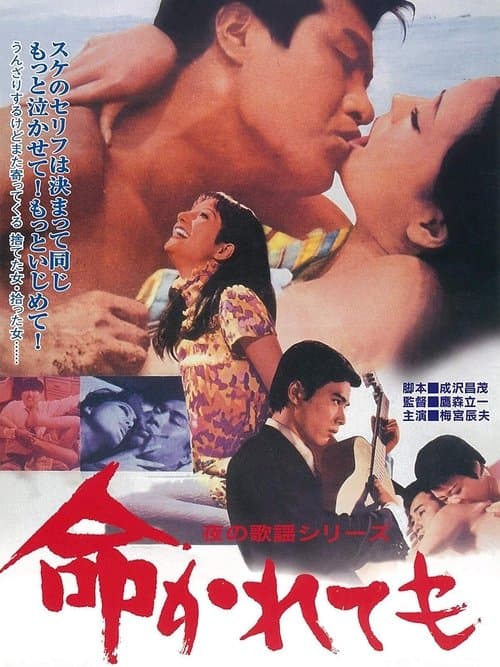 夜の歌謡シリーズ 命かれてものポスター