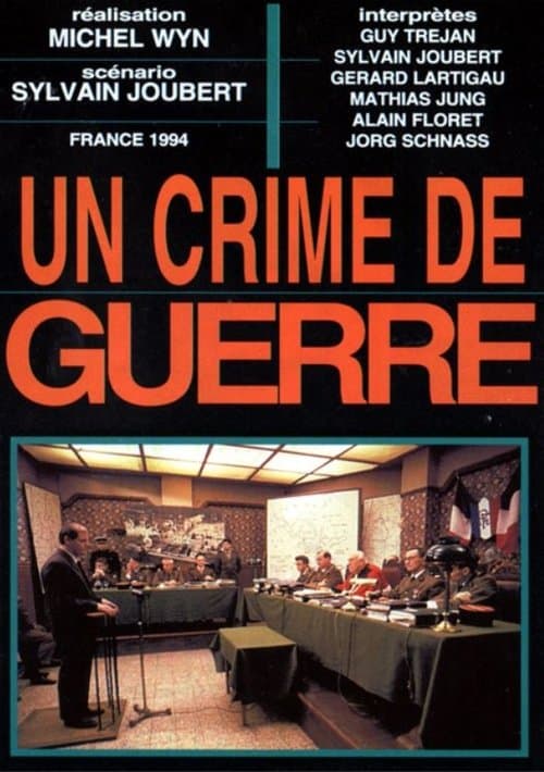 Un crime de guerreのポスター