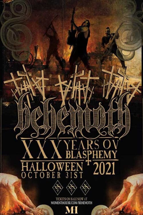 Behemoth - XXX Years Ov Blasphemyのポスター