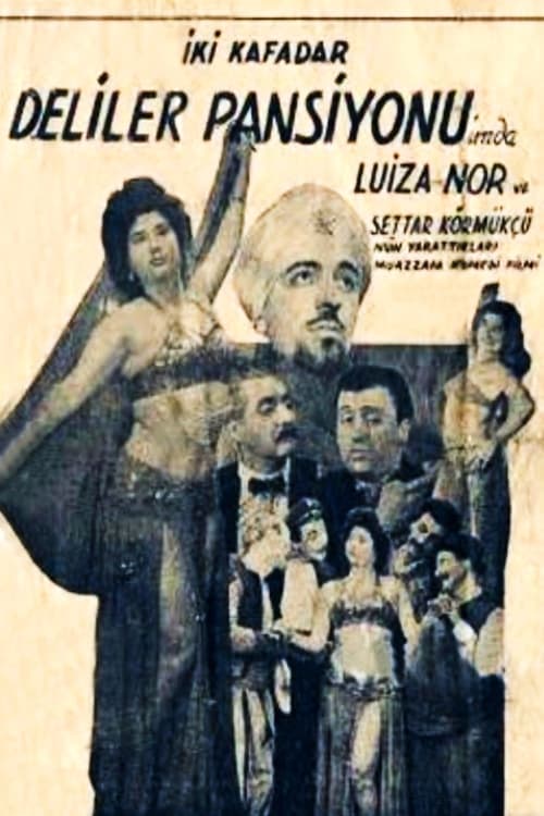 İki Kafadar Deliler Pansiyonundaのポスター
