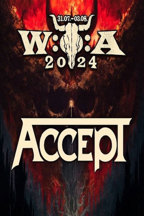 Accept: Live at Wacken Open Air 2024のポスター