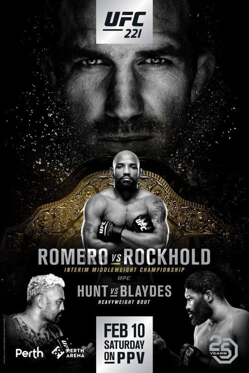 UFC 221: Romero vs. Rockholdのポスター