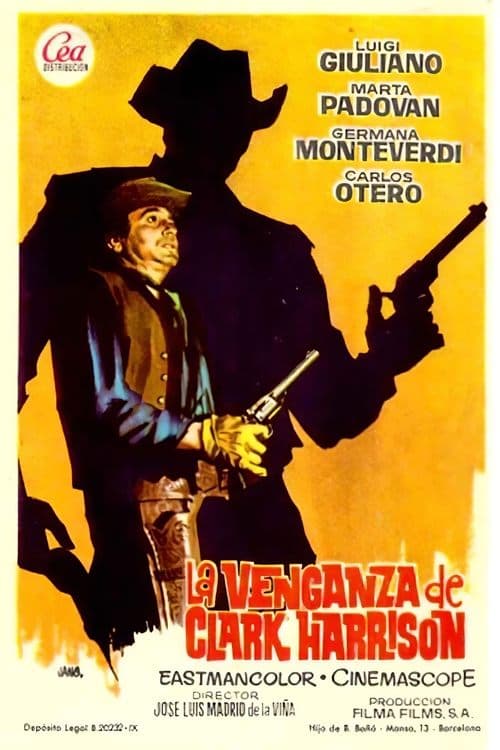 La venganza de Clark Harrisonのポスター