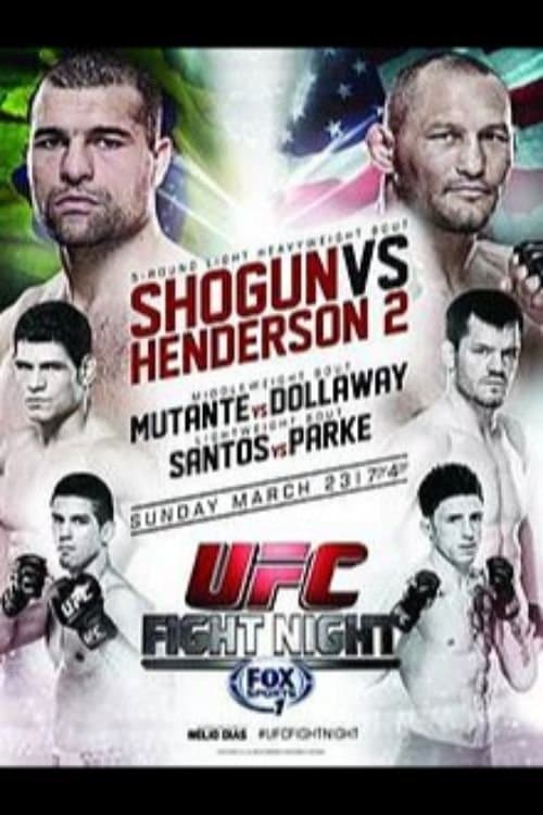 UFC Fight Night 38: Shogun vs. Henderson 2のポスター
