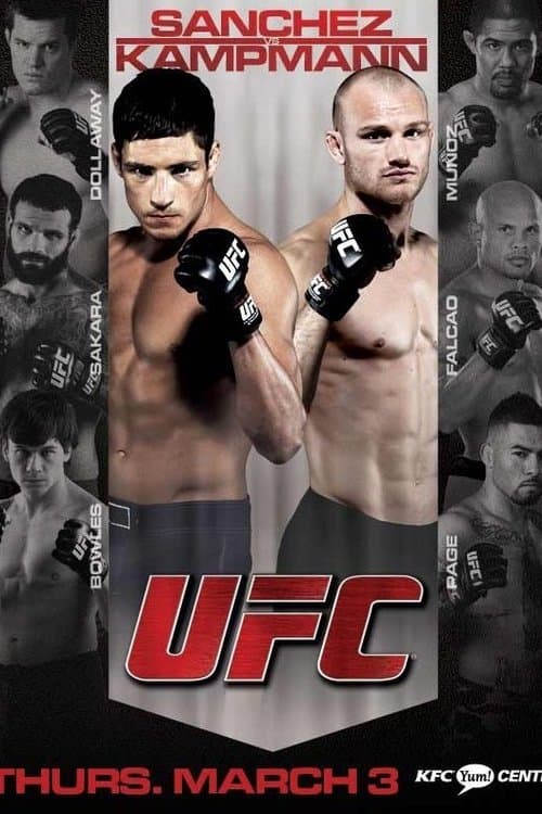 UFC on Versus 3: Sanchez vs. Kampmannのポスター