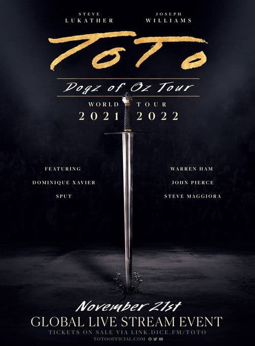 Toto: Dogz of Oz Tour (Global Live Stream)のポスター