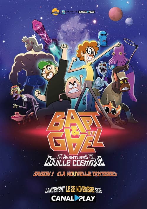 Bapt&Gaël et Les Aventures de la Couille Cosmiqueのポスター