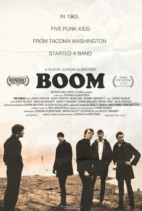 BOOM! A Film About the Sonicsのポスター