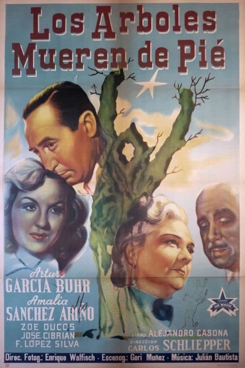 Los árboles mueren de pieのポスター