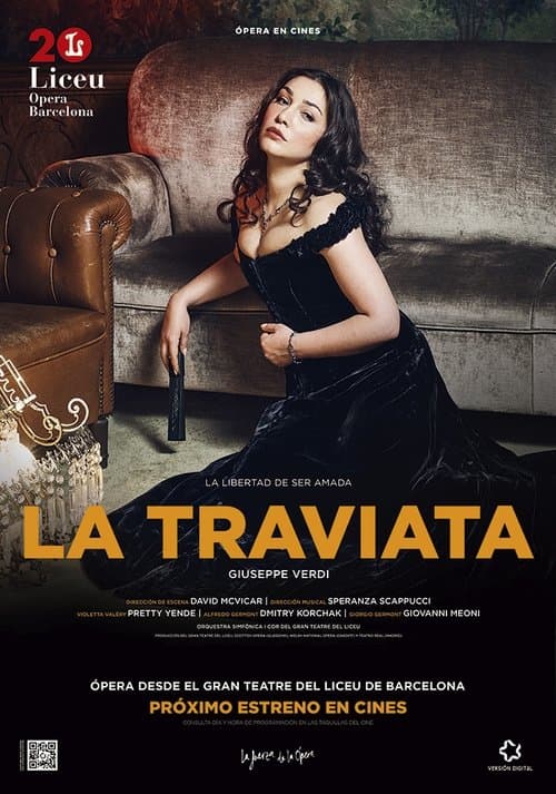 La Traviata - Gran Teatre del Liceu de Barcelonaのポスター