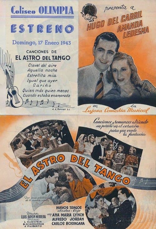 El astro del tangoのポスター