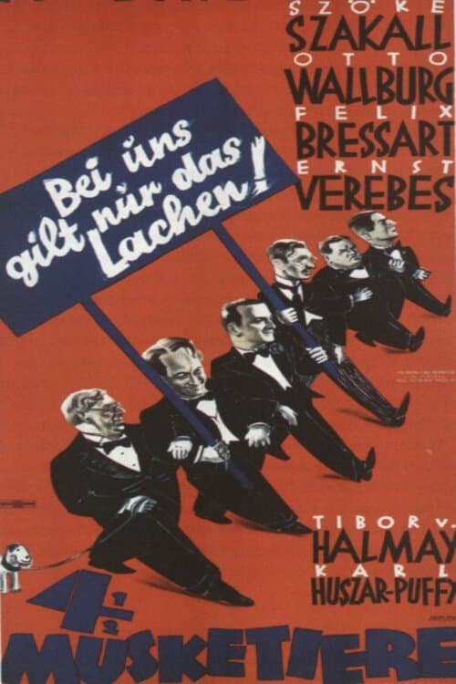 Viereinhalb Musketiereのポスター
