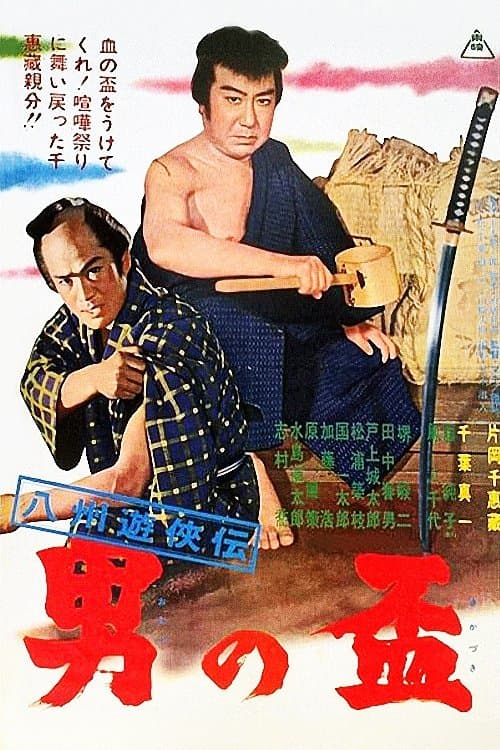 八州遊侠伝 男の盃のポスター