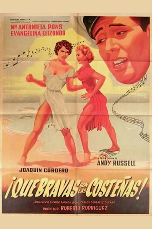 ¡Qué bravas son las costeñas!のポスター