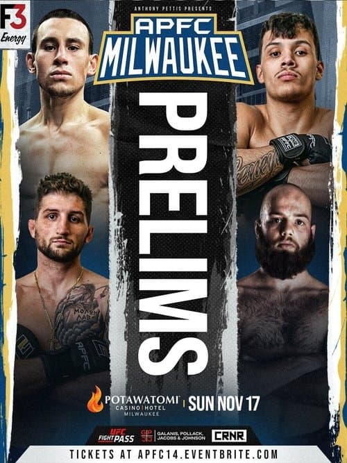 Anthony Pettis FC 14: Milwaukee Fight Night 6のポスター