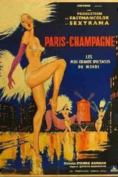 Paris champagneのポスター