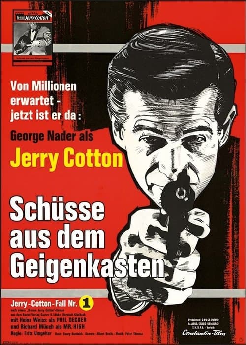 Jerry Cotton - Schüsse aus dem Geigenkastenのポスター