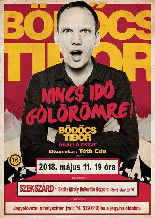 Bödőcs Tibor: Nincs idő gólörömreのポスター