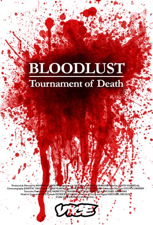 Bloodlust: Tournament of Deathのポスター