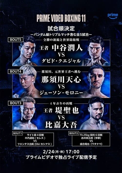 PRIME VIDEO BOXING 11のポスター