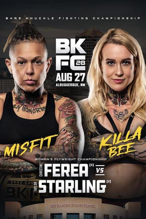 BKFC 28: Ferea vs. Starlingのポスター