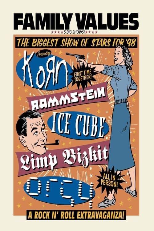 Family Values Tour '98のポスター