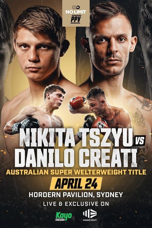 Nikita Tszyu vs. Danilo Creatiのポスター