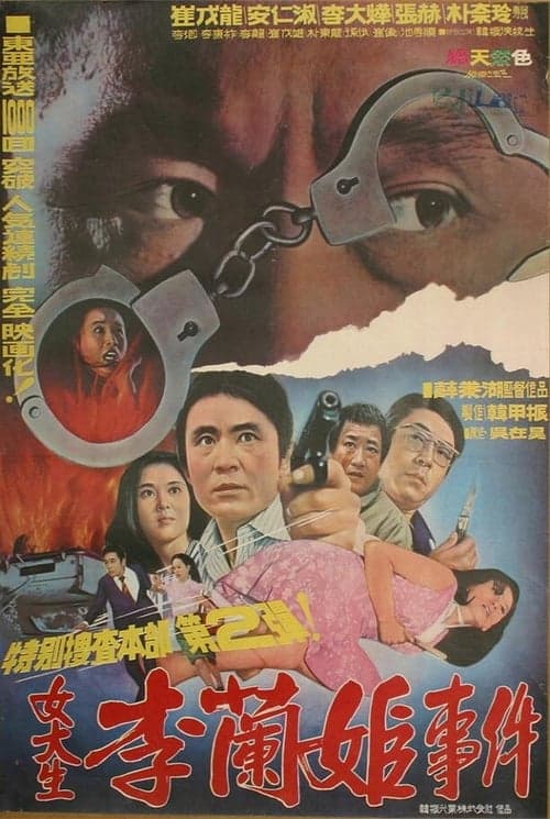 특별수사본부 여대생 이난희사건のポスター