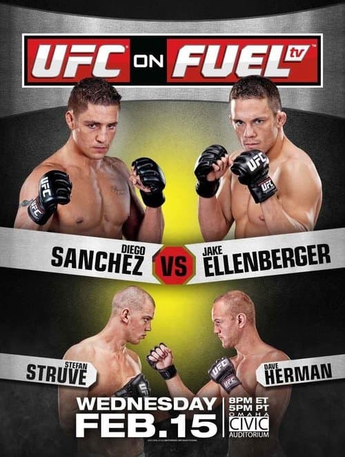 UFC on Fuel TV 1: Sanchez vs. Ellenbergerのポスター
