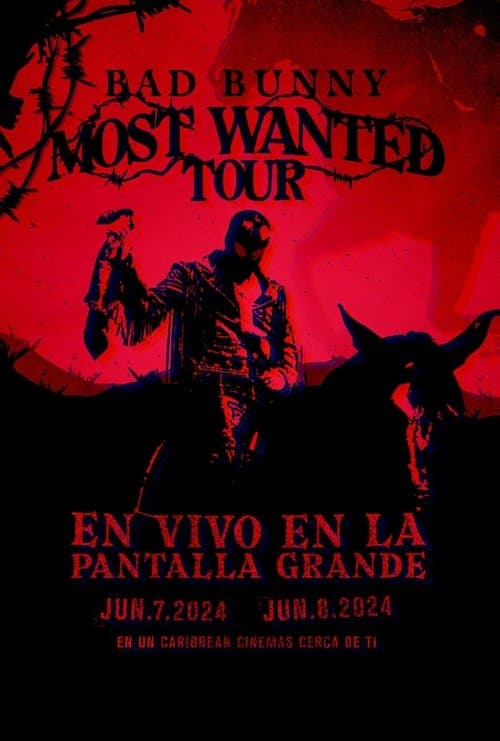 Bad Bunny: Most Wanted Tourのポスター