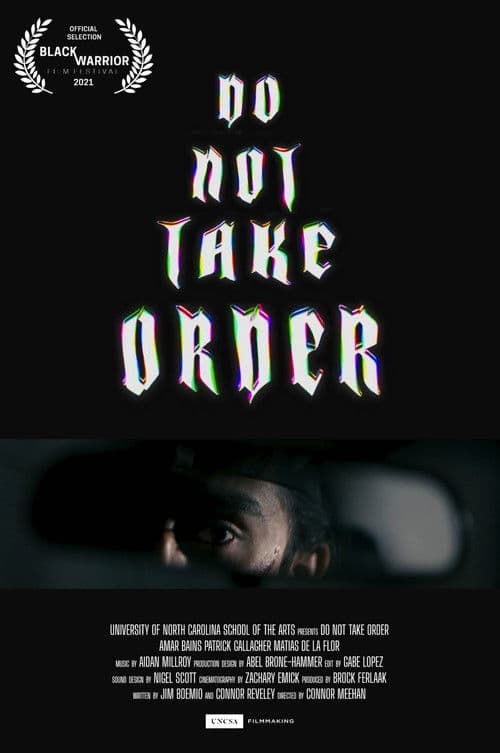 Do Not Take Orderのポスター