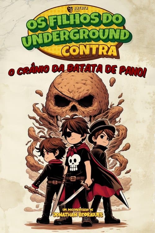 Os Filhos do Underground contra o Crânio da Batata de Panoのポスター