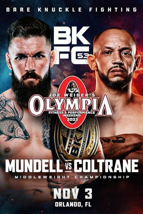 BKFC 53: Mundell vs Coltraneのポスター