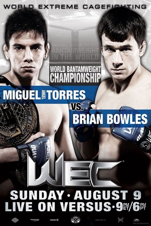 WEC 42: Torres vs. Bowlesのポスター