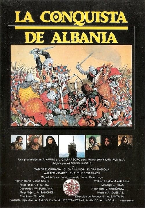 La conquista de Albaniaのポスター