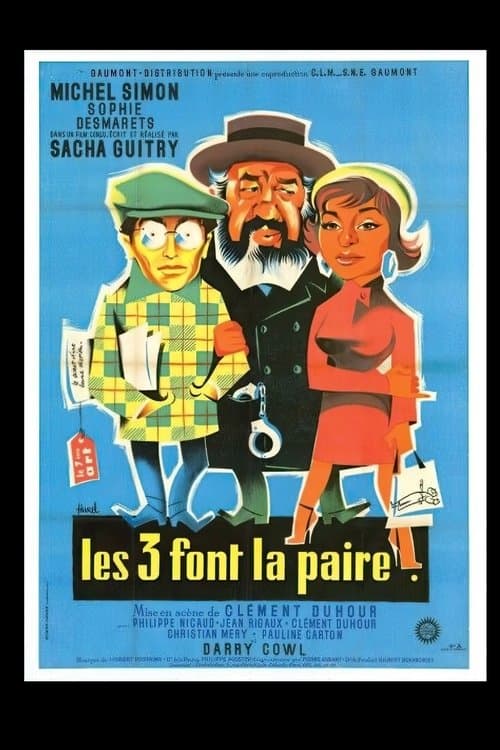 Les 3 font la paireのポスター