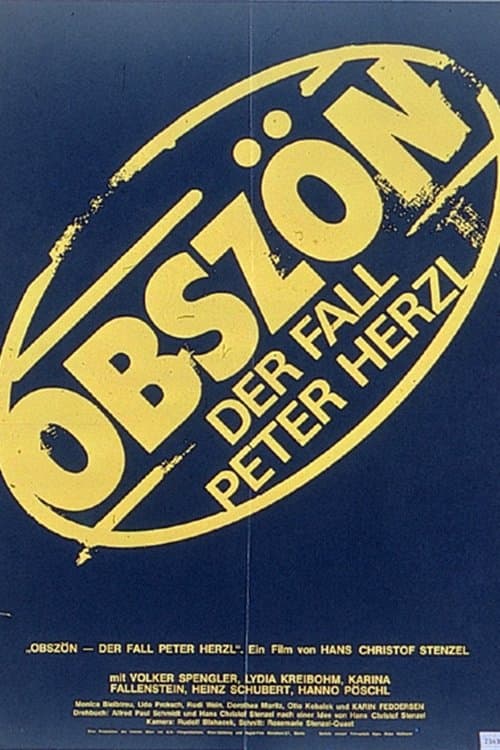 Obszön - Der Fall Peter Herzlのポスター