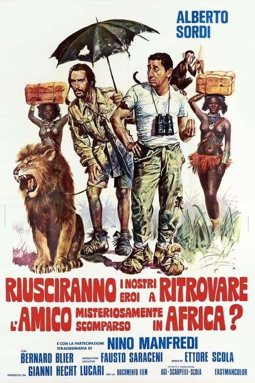 Riusciranno i nostri eroi a ritrovare l'amico misteriosamente scomparso in Africa?のポスター