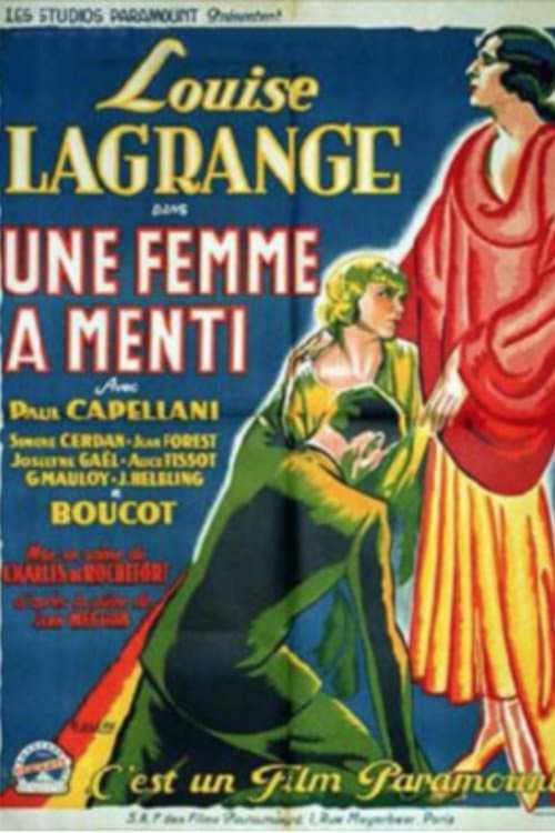Une femme a mentiのポスター