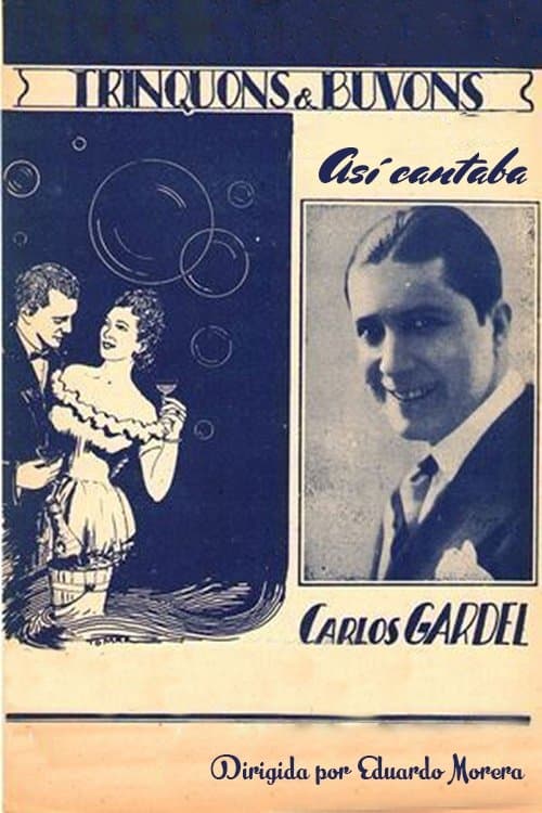 Así cantaba Carlos Gardelのポスター