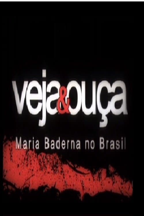 Veja & Ouça - Maria Baderna no Brasilのポスター