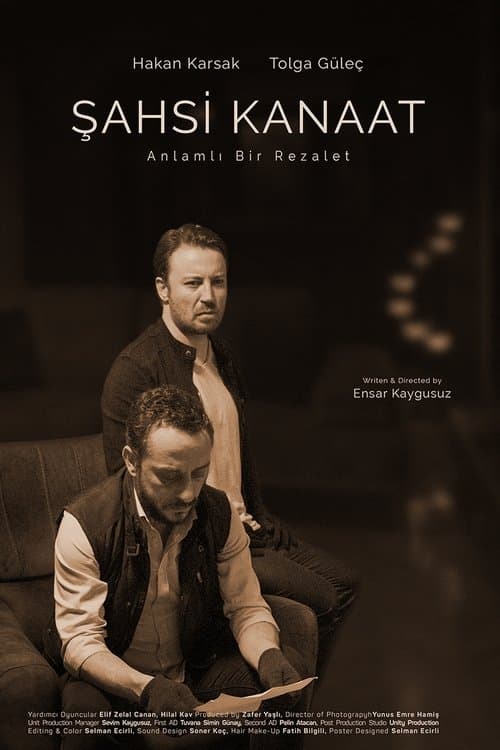 Şahsi Kanaatのポスター