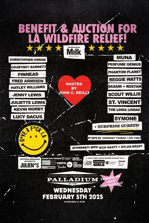 G*ve a F*ck LA: A Benefit for LA Fire Reliefのポスター