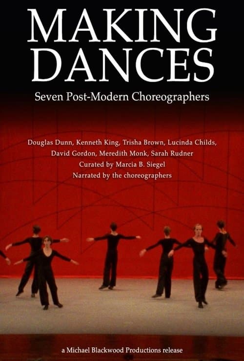 Making Dances: Seven Post-Modern Choreographersのポスター