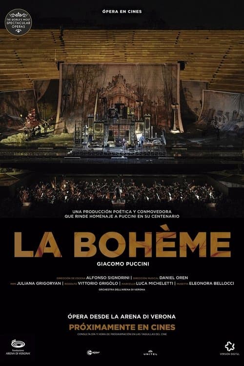 La Bohème - Arena di Veronaのポスター