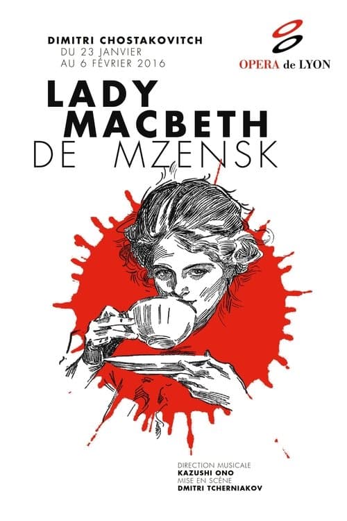 Chostakovitch: Lady Macbeth de Mzenskのポスター