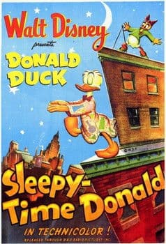 Sleepy Time Donaldのポスター