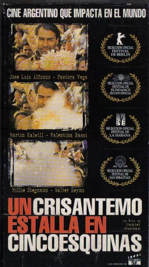 Un crisantemo estalla en cinco esquinasのポスター