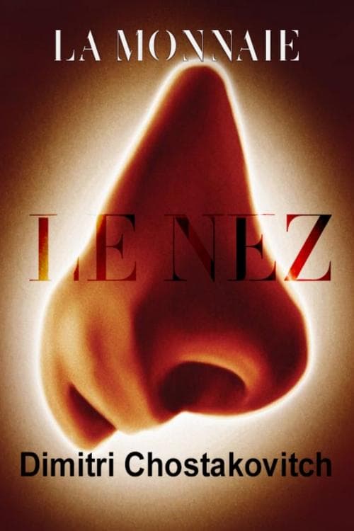 CHOSTAKOVITCH, Le Nez – Bruxelles (La Monnaie)のポスター
